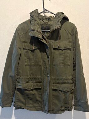 Lucky Brand Olive Green Utility Jacket for Women